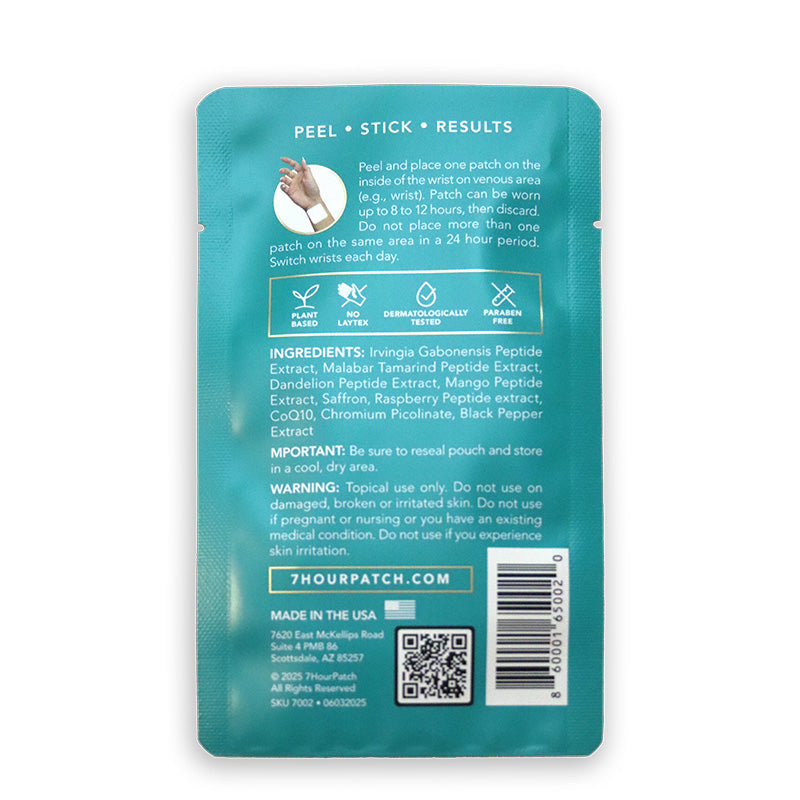 Energy Patch Ingredients - 7 Hour Energy